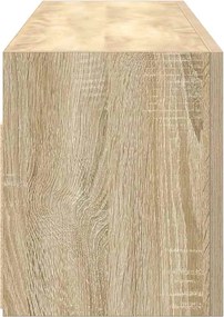 vidaXL Ντουλάπι τοίχου μπάνιου Sonoma Oak 100x25x30 cm