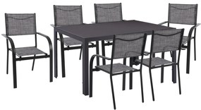 Intrahome ΣΕΤ ΤΡΑΠΕΖΑΡΙΑΣ 7 ΤΜΧ ΤΡΑΠΕΖΙ ΓΚΡΙ 150CASABLANCABU_DHCASABLANCABI90 ΚΑΙ ΠΟΛΥΘΡΟΝΑ NELSPRUICASABLANCALTCASABLANCAI ΓΚΡΙ .01 intraho-0008065
