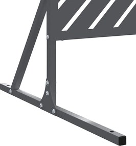 vidaXL Οθόνη Ιδιωτικότητας Ανθρακί 100 x 50 x 180 εκ. Ατσάλι