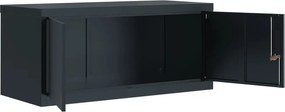 vidaXL Αρχειοθήκη Ανθρακί 90 x 40 x 145 εκ. Ατσάλινη