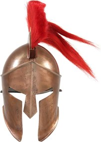 vidaXL Κράνος Πολεμιστή Αρχαιοελληνικό Ρέπλικα Αντικέ Χρώμα Χαλκού
