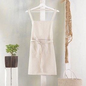 Ποδιά Κουζίνας Ολόσωμη Trattoria Beige Ρυθμός 100% Cotton