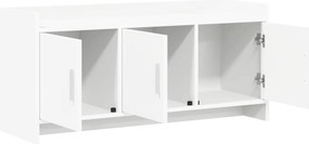vidaXL Ντουλάπι TV 102 x 33 x 47 εκ Λευκό Επεξεργασμένο Ξύλο