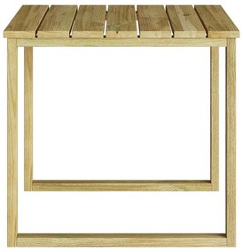 vidaXL Τραπέζι Ξαπλώστρας, διαστάσεις 50.5x50.5x46 εκ, κατασκευασμένο από εμποτισμένο πεύκο.