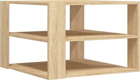 vidaXL Τραπεζάκι Σαλονιού Sonoma Δρυς 58x58x40 εκ. Επεξεργ. Ξύλο