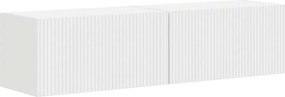 vidaXL Ντουλάπι Τηλεόρασης Τοίχου 2 pcs Λευκό 60 x 31 x 29,5 εκ