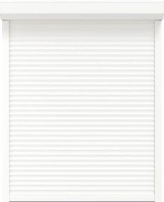 vidaXL Ρολό εισόδου Λευκός 120 x 150 cm Αλουμίνιο και Πολυουρεθάνη