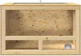 vidaXL Terrarium Καφέ 80 x 50 x 50 εκ OSB
