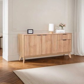 Μπουφές Hamea pakoworld mdf σε φυσική απόχρωση 150x39,5x73εκ