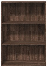 vidaXL Βιβλιοθήκη Καφέ Δρυς 80x30x114 εκ. από Επεξεργασμένο Ξύλο