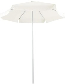 Ομπρέλα επαγγελματική Mongo μονοκόμματος ιστός μέταλλο Φ2m εκρού 195x195x235 εκ.
