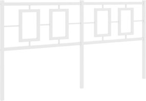 vidaXL Ανταλλακτικό κεφαλάρι Λευκό 150 εκ. Μεταλλικό