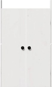 vidaXL Πόρτα κουζίνας MEPPEL 2 pcs Λευκό 50 x 9 x 82 εκ