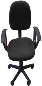 VELCO Pro Systems ΚΑΡΕΚΛΑ ΓΡΑΦΕΙΟΥ ΠΑΙΔΙΚΗ ΜΑΥΡΗ ΜΕ ΜΠΡΑΤΣΑ -ΔΙΑΣΤΑΣΕΙΣ: 57x47x81/92cm velco-Κ04767-1