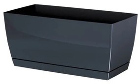 Ζαρντινιέρα Με Πιάτο (24x12x11) Marhome Coubi Case Γραφίτης 09-DUPP240-426U