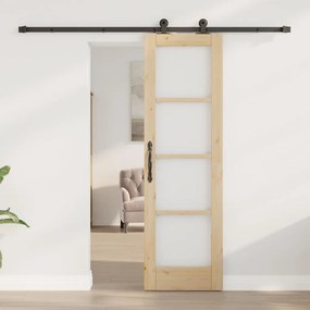vidaXL Συρόμενη Πόρτα ORKDAL Φυσικό 61 x 198,5 εκ.
