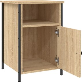 vidaXL Κομοδίνα 2 τεμ. Sonoma Δρυς 40x42x60 εκ. από Επεξεργασμένο Ξύλο