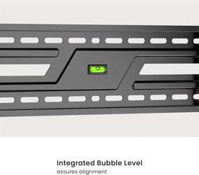POWERTECH επιτοίχια βάση τηλεόρασης PT-1371, 37-86", έως 75kg, fixed