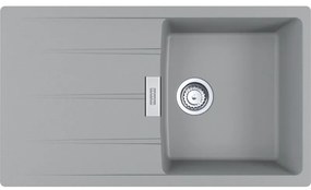 Franke Centro CNG 611/211-86 Αντιστρεφόμενος Stone Grey Γρανιτένιος Νεροχύτης 50cm