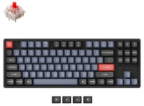 Keychron K8 Pro (K8P-J1) QMK/VIA Wireless Mechanical Keyboard-Red Switch (Hot-Swappable) US Layout