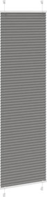 vidaXL Πλισέ περσίδα Ανθρακί 65x200 cm Πλάτος υφάσματος 64,4 cm