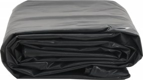 vidaXL Μουσαμάς Μαύρο 1,5 x 2,5 μ. 650 γρ./μ²