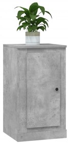 vidaXL Ντουλάπι Γκρι Σκυροδέματος 37,5x35,5x67,5 εκ. από Επεξεργ. Ξύλο