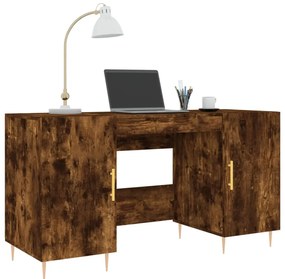 vidaXL Γραφείο Καπνιστή Δρυς 140 x 50 x 75 εκ. από Επεξεργασμένο Ξύλο