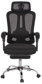 ΚΑΡΕΚΛΑ ΓΡΑΦΕΙΟΥ BARNET HM18258.01 ΜΑΥΡΟ MESH-ΜΑΥΡΟΣ ΣΚΕΛΕΤΟΣ NYLON 61x62x123Υ