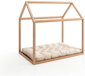 Aria Premium Κρεβατι / Σπιτακι Montessori Μπεζ 88x138-168x132cm