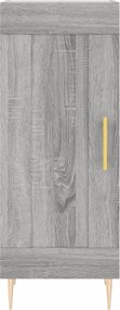 vidaXL Ντουλάπι Γκρι Sonoma 34,5x34x90 εκ. από Επεξεργασμένο Ξύλο