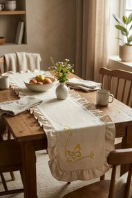 Stewehome Διακοσμητικό τραπεζομάντηλο με φρου 120x40 cm
