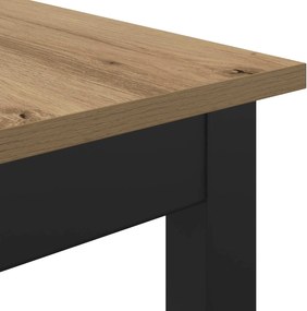 vidaXL παγκάκι Artisan Δρυς 160 x 35 x 45 cm Επεξεργασμένο Ξύλο
