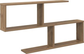 vidaXL Ράφι Τοίχου Artisan Δρυς 100 x 12 x 50,5 εκ Επεξεργασμένο Ξύλο