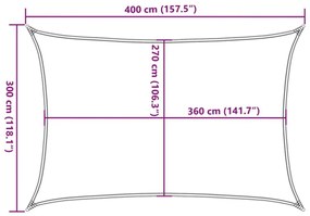 Πανί Σκίασης Ανοιχτό Πράσινο 3 x 4 μ. από HDPE 160 γρ./μ² - Πράσινο