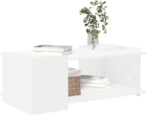 vidaXL Τραπεζάκι σαλονιού Λευκό 90 x 50 x 33 cm Επεξεργασμένο Ξύλο