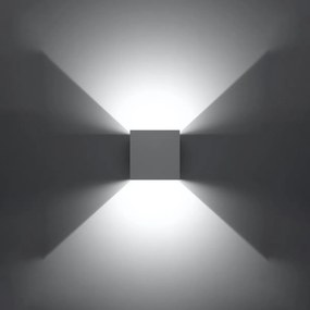 Sollux Φωτιστικό τοίχου Luca 1,αλουμίνιο,1xLED/6w