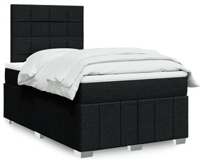 ΚΡΕΒΑΤΙ BOXSPRING ΜΕ ΣΤΡΩΜΑ ΜΑΥΡΟ 120X190 ΕΚ. ΥΦΑΣΜΑΤΙΝΟ 3291609