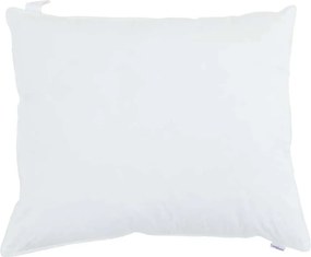 vidaXL Μαξιλάρι με μαξιλάρι Λευκό 60 x 70 cm Βαμβάκι