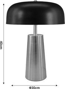 Επιτραπέζιο φωτιστικό Luminary Inart Ε27 χρυσό μέταλλο Φ30x40εκ