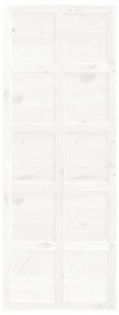 Πόρτα Αχυρώνα Λευκή 80x1,8x214 εκ. από Μασίφ Ξύλο Πεύκου - Λευκό
