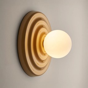 Φωτιστικό τοίχου από κεραμικό και οπαλίνα, Holi