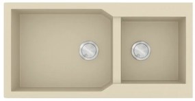 Sanitec Granite 803 Ocra Ένθετος Νεροχύτης 98 2B