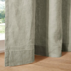 Κουρτίνα από λινό με καψούλια, Elba