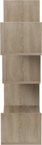 Ραφιέρα τοίχου Tiber pakoworld sonoma 120x22x67εκ