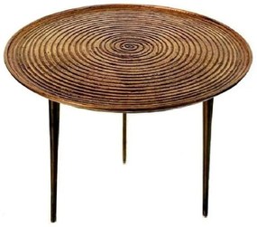 Τραπεζάκι Σαλονιού DUG202 62x62x45,5cm Bronze Espiel Aluminium