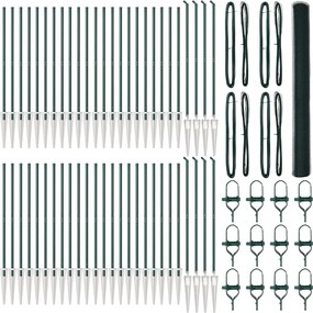 vidaXL Στύλος Περιφράξεων Πράσινο 100 x 1,6 m (25 mm πλέγμα)