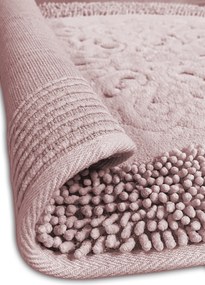 Bathmat Set (2 Pieces) Piante Oval - Pink Multicolor