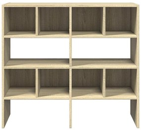 vidaXL Ράφια παπουτσιών 2 τμχ στοιβαζόμενα Sonoma Oak 89,5x30x40 cm