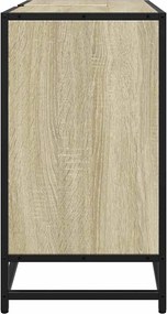 vidaXL Ντουλάπι Νιπτήρα Μπάνιου Sonoma Δρυς 65 x 33 x 60 εκ. από Τεχνητό Ξύλο